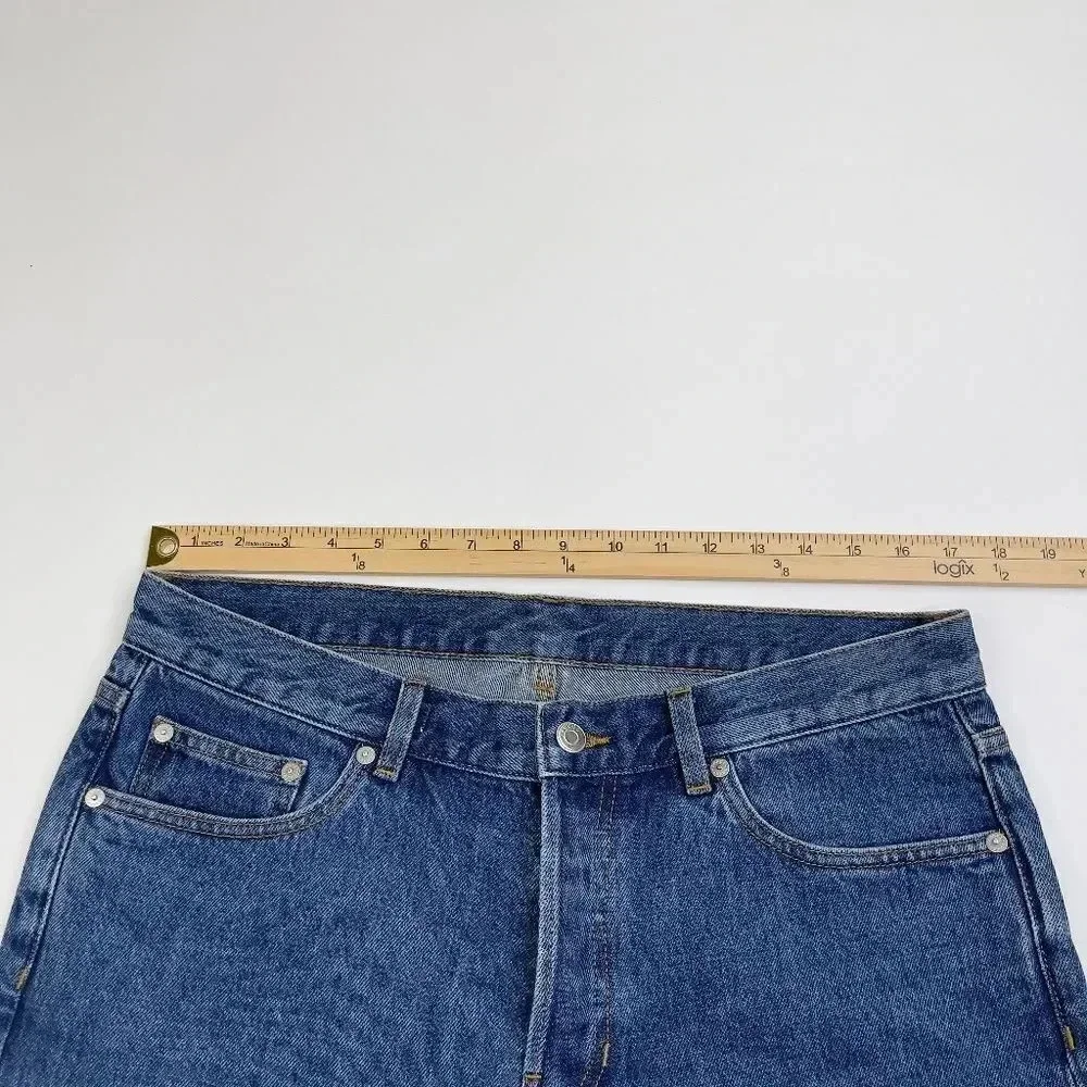 ARKET Men's Cropped Denim Blue Jeans Size 33